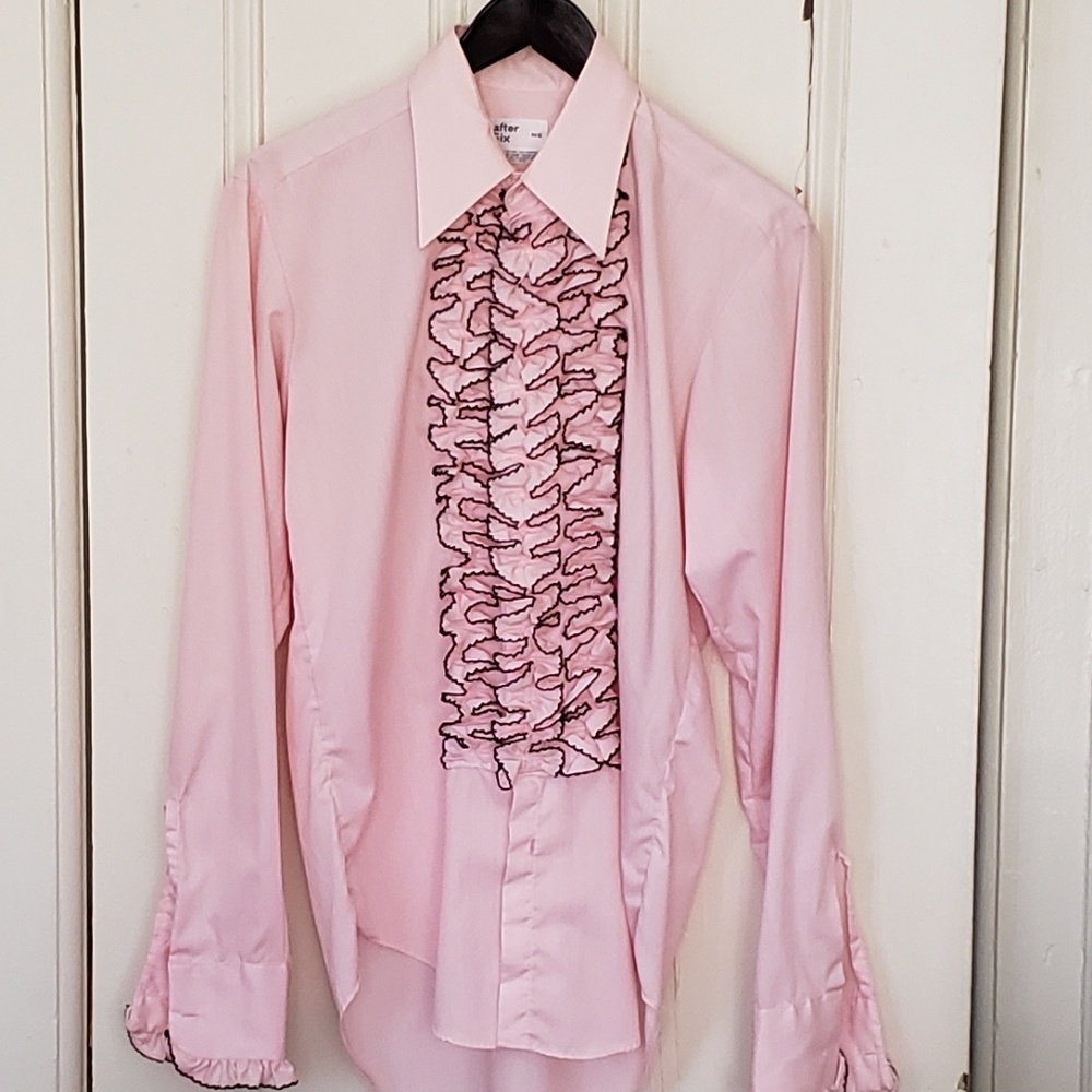 Tuxedo shirt. Vintage. Wedding or prom, 1970s?